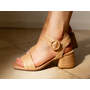 Dianna toast raffia heeled ...