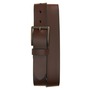 Johnston &amp; Murphy Rivet Leather Belt, Main, color, Dark Brown