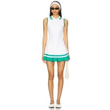 BEACH RIOT Bria Dress in Courtside White | REVOLVE