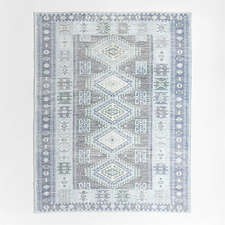 View Azar Blue Washable Area Rug 4'x6' - image 1 of 4