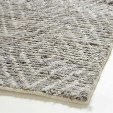 View Madrid Wool and Viscose Hand-Knotted Dark Grey Area Rug 9'x12' - image 5 of 5