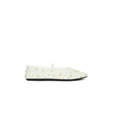 Jeffrey Campbell Dancer Emb Flat in White Daisies | REVOLVE