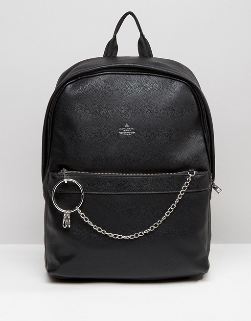  Backpack With Chain Detail