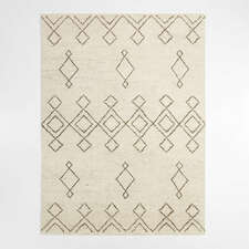 View Algiers Wool Hand-Knotted Ivory Area Rug 9'x12' - image 3 of 6