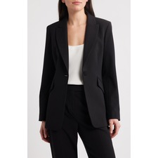 Peak Lapel Jacket, Main, color, Black