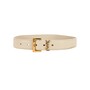 Image 1 of Saint Laurent Monogramme Belt in Crema Soft