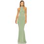 Norma Kamali Cross Halter F...