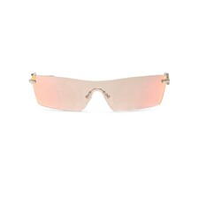Image 1 of Dolce &amp; Gabbana Shield Sunglasses in Silver