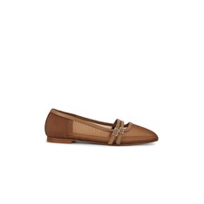 GIA BORGHINI Felice Flat in Brown | REVOLVE