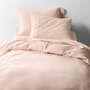 View Supersoft Gauze Organic Cotton Pale Pink Twin XL Duvet Cover - image 1 of 9