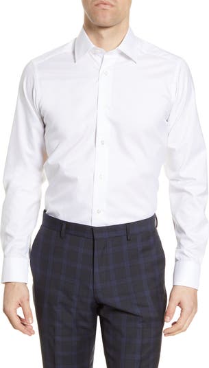 Slim Fit Superfine Twill Dr...