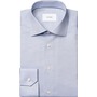 Contemporary Fit Solid Blue Cotton Dobby Dress Shirt 