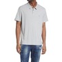 Men's Victor Solid Slub Cotton Polo, Main, color, Light Grey
