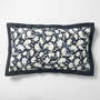 View Celeste Organic Cotton Midnight Navy Floral King Bed Pillow Sham - image 1 of 11