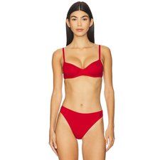 Polo Ralph Lauren Intimates Unlined Demi in Red | REVOLVE