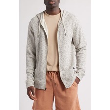 Jordyn Stripe Organic Cotton French Terry Zip Hoodie 