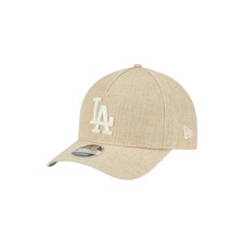 New Era Men's New Era Beige Los Angeles Dodgers Cotton Weave M-Crown A-Frame 9FORTY Adjustable Hat, Main, color, Beige