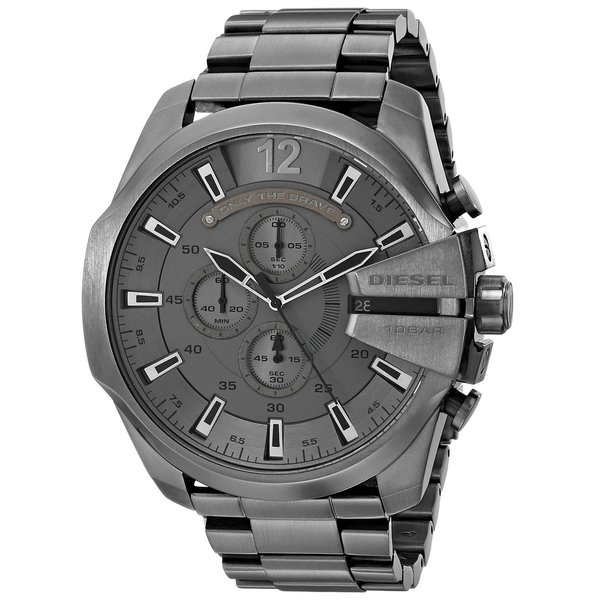 Diesel Men's Grey Stainless Steel Watch