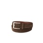 Jack Of Spades Italian Sueded Calfskin Dress Casual Belt, Main, color, Brown
