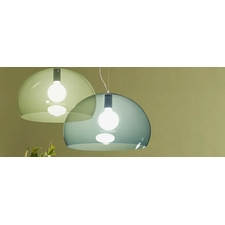 Closeup of two FL/Y Pendants