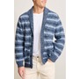 Ocean Hues Shawl Collar Car...