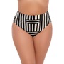 Ultra High Waist Banded Swim Bottoms, Main, color, Chic Crossing