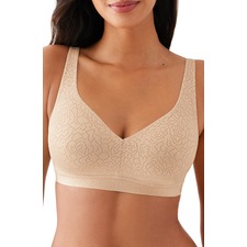  Inside Job Wireless Bra, Main, color, Sand