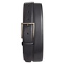 Nordstrom Marco Burnished Leather Belt, Main, color, Black