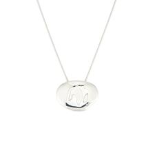 Female Model wearing Ettika Molten Metal Pendant Necklace Jewelry. Showing image 2 of 2