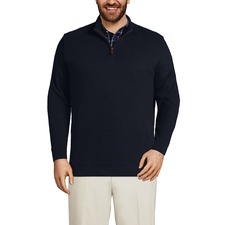 Bedford Rib Quarter Zip Sweater, Main, color, Radiant Navy