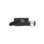 Johnston &amp; Murphy Laser Topstitched Leather Belt, Main, color, Black