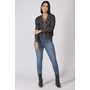 METALLIC ARGYLE V NECK CARD...