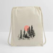 Forest on Drawstring Bag