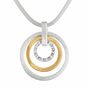 intertwined circle necklace
