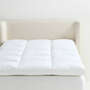 View Classic Organic Cotton Twin Down Feather Mattress Topper - image 1 of 5