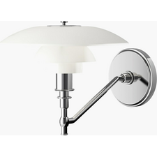 PH 3/2 Wall Lamp in  white opal glass