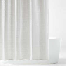 View Emery Organic Cotton Matelasse Shower Curtain - image 1 of 2