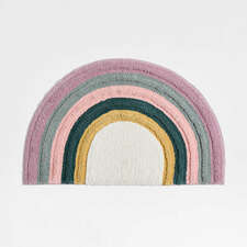 View Asha Rainbow Cotton Kids Bath Mat - image 1 of 5