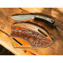 Mini Kukri Blade – Damascus...