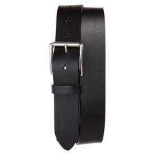 Torino Leather Belt, Main, color, Black
