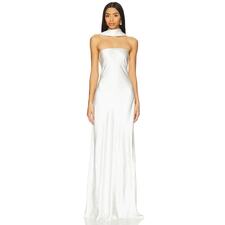 MISHA Lilia Sash Neck Maxi Dress in Ivory | REVOLVE