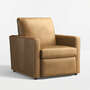 View Lounge 34" Leather Pow...