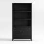 View Keane 40" Black Wood S...