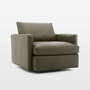View Lounge 40" Leather Swi...