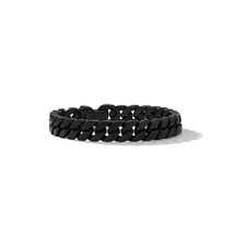 David Yurman Black Titanium Curb Chain Bracelet, Main, color, Black Titanium