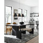 Dunewood 92" Charcoal Dinin...