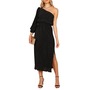 Pontee Plissé One-Shoulder ...