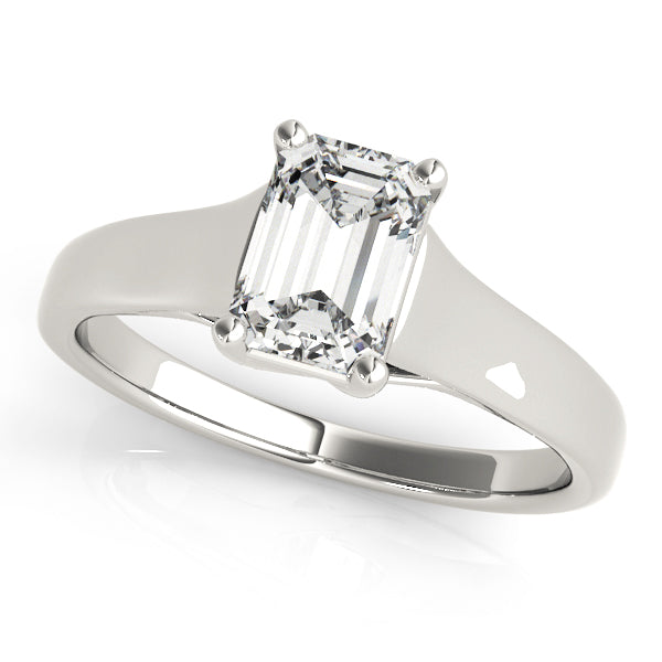 Emerald Cut Solitaire Diamo...