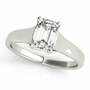 Emerald Cut Solitaire Diamo...