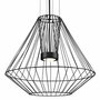Arctic Single Light Metal Dimmable LED Geometric Chandelier, 23" H x 20" W x 20" D